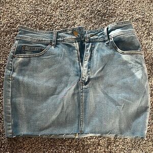 Denim Mini Skirt